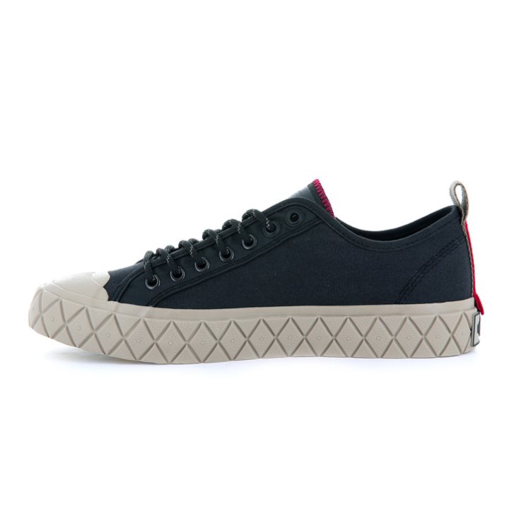 Baskets Palladium Palla Ace Supply LO Low Tops Homme Noir | FR LPH754T